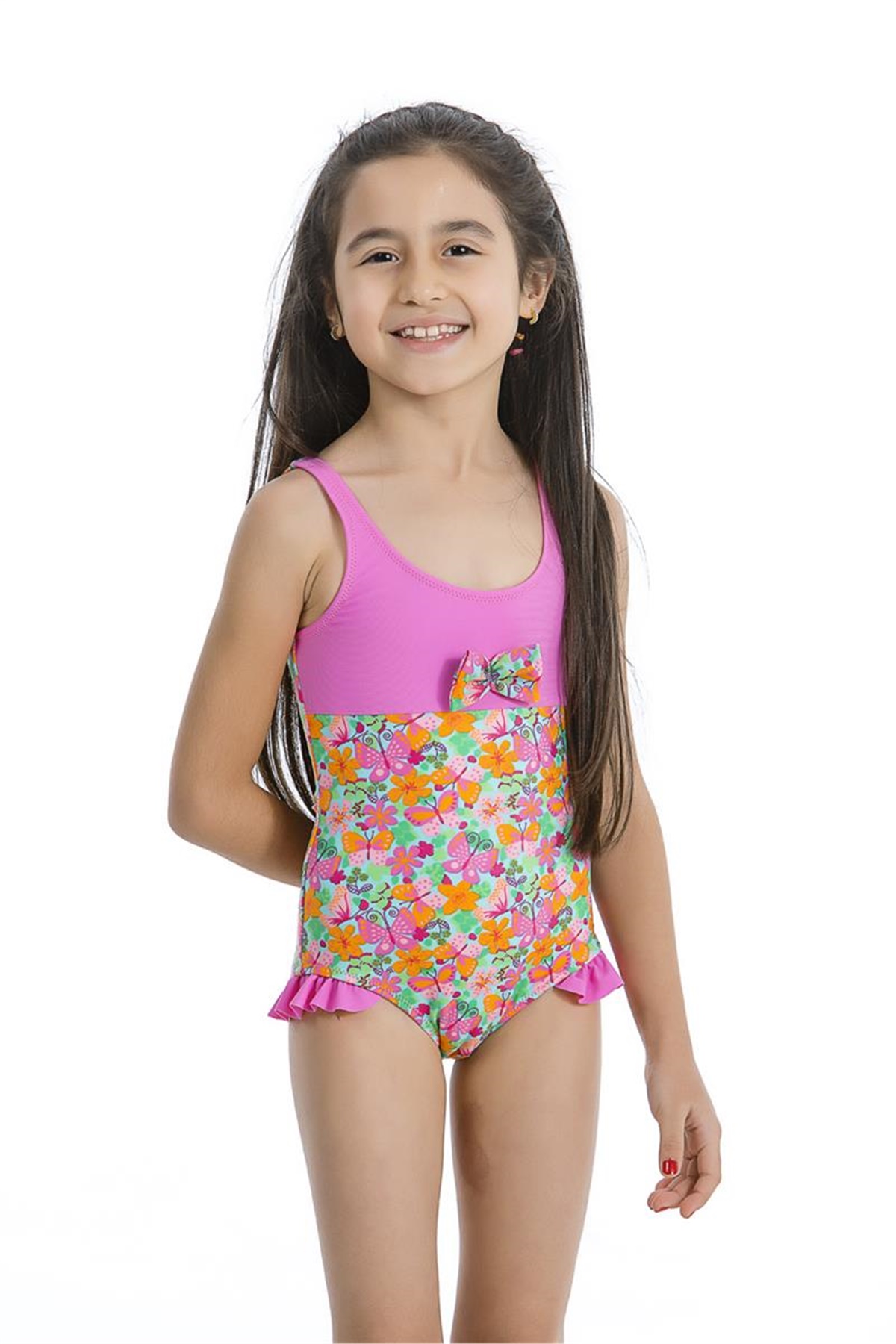 Kız Çocuk Yüzücü Mayo 306811-214