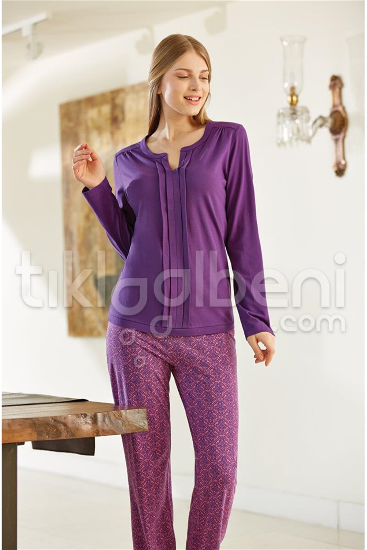 Eros ESK 2516 O Patlı Pijama Takımı