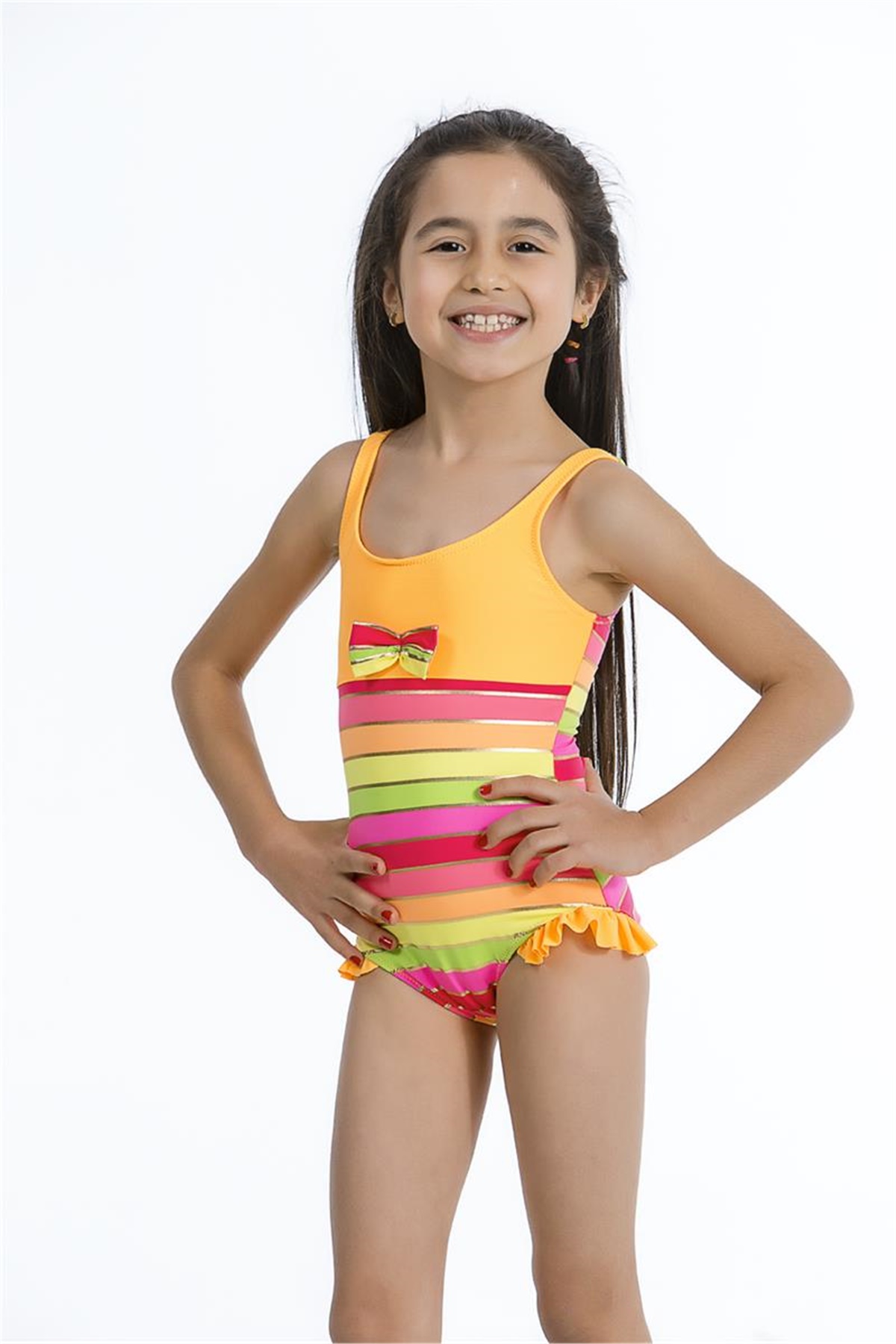 Kız Çocuk Yüzücü Mayo 306811-206