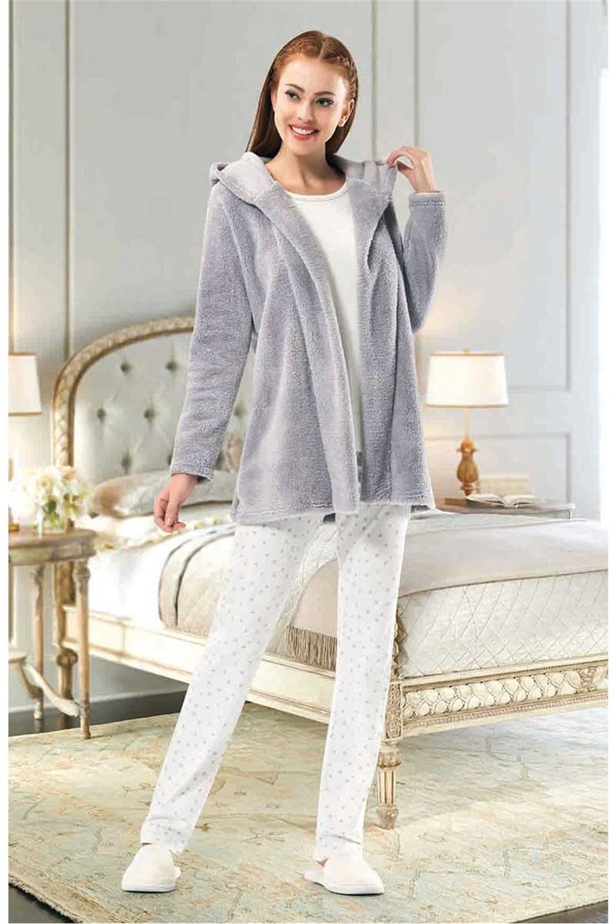 Bayan Polar Pijama Takımı Nbb 66158