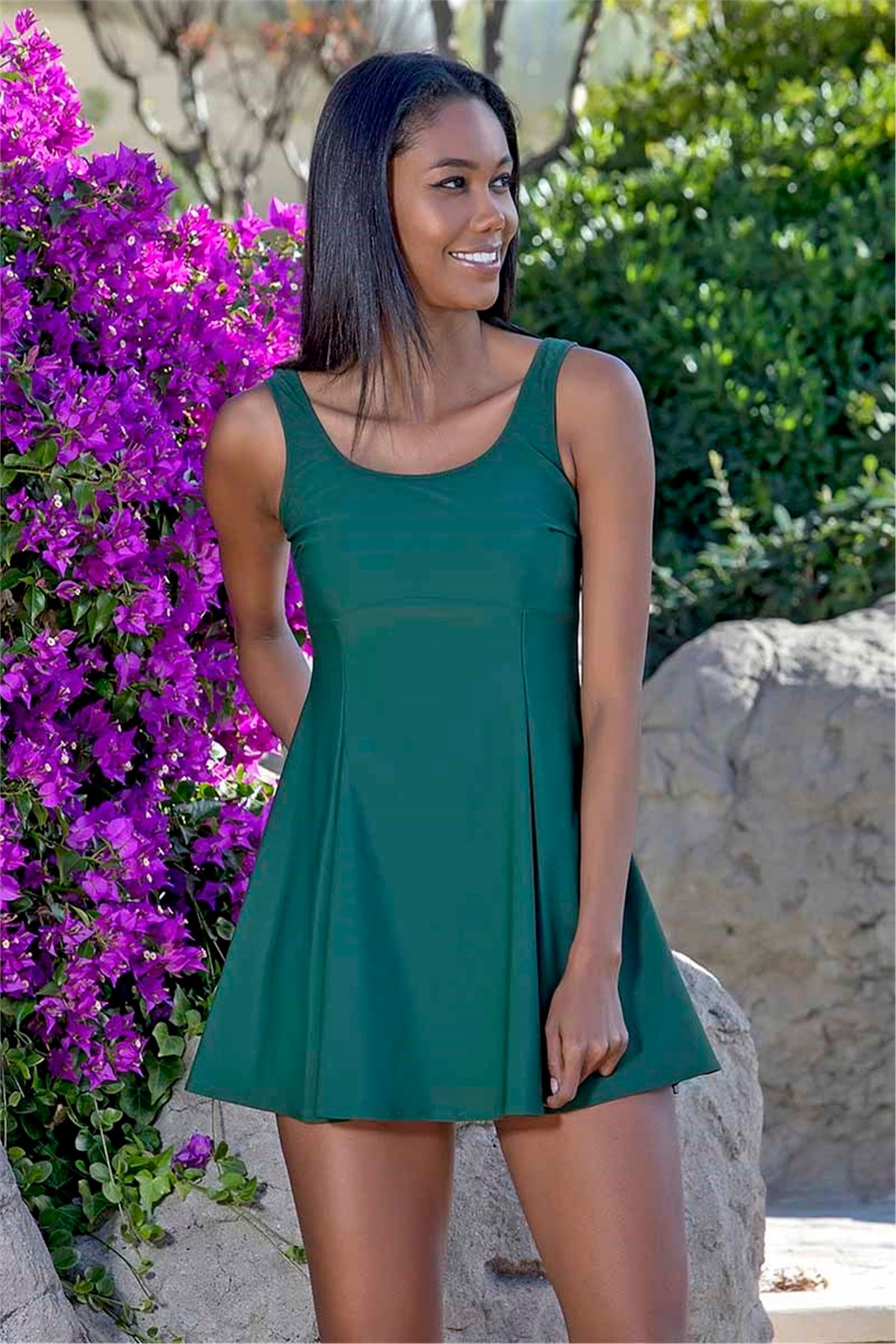Layona Elbise Mayo A922 - Yeşil