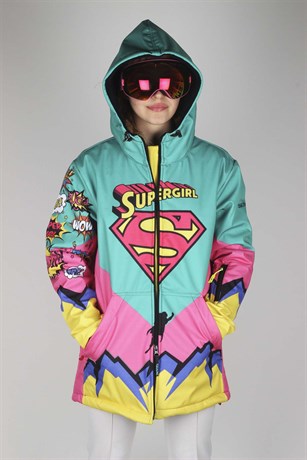 Snowsea Supergirl Fermuar SS7786 Kadın Kayak Montu, 1. Kalite Kadın Snowboard Montu