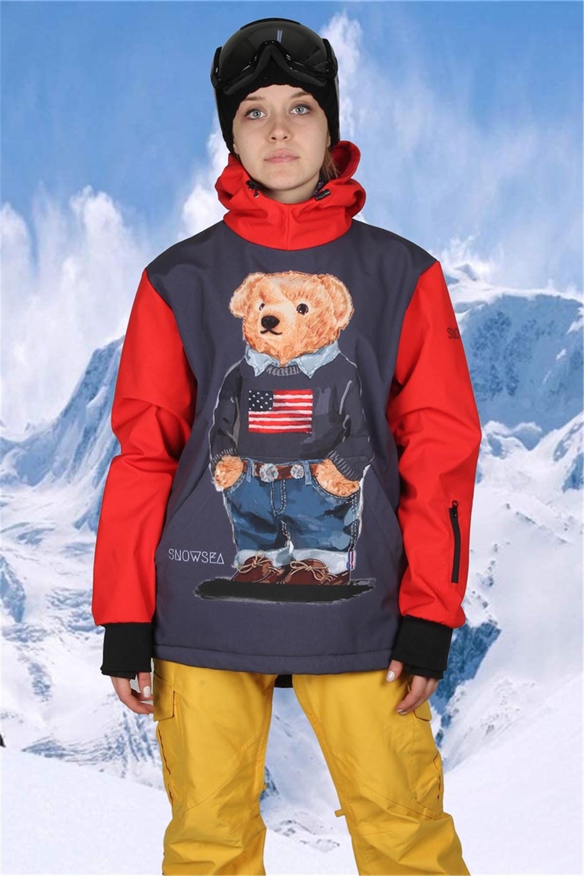 Teddy Bayan - Erkek Snowboard ve Kayak Montu / Snowsea SS7626-1