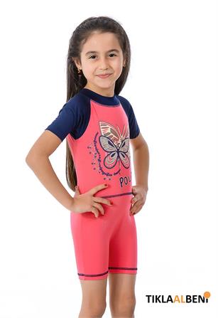 Kız Çocuk Yüzücü Tulum | Armes 306850-15