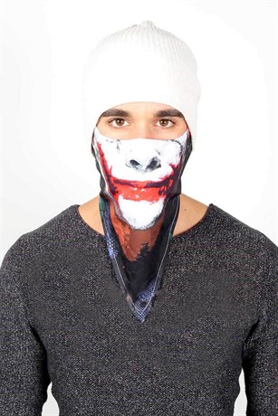 3D Joker Yüz Maskesi C5054 / Defalarca Yıkanabilir
