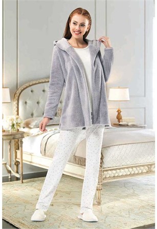 Bayan Polar Pijama Takımı Nbb 66158