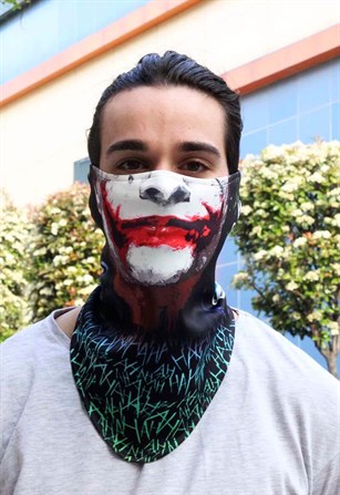 Heath Ledger Joker Yıkanabilir Yüz Maskesi Snowsea 2078