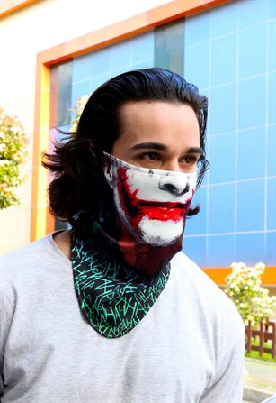 Heath Ledger Joker Yıkanabilir Yüz Maskesi Snowsea 2078