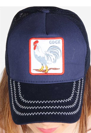 Horozlu Şapka, Horoz Desenli Şapka S1155-4